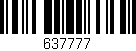 Código de barras (EAN, GTIN, SKU, ISBN): '637777'
