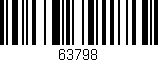 Código de barras (EAN, GTIN, SKU, ISBN): '63798'