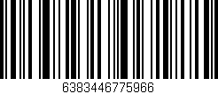Código de barras (EAN, GTIN, SKU, ISBN): '6383446775966'