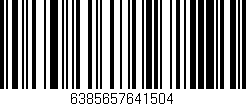Código de barras (EAN, GTIN, SKU, ISBN): '6385657641504'