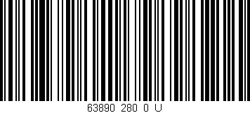 Código de barras (EAN, GTIN, SKU, ISBN): '63890_280_0_U'