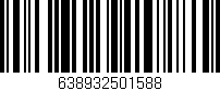 Código de barras (EAN, GTIN, SKU, ISBN): '638932501588'