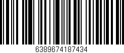 Código de barras (EAN, GTIN, SKU, ISBN): '6389674187434'