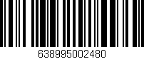 Código de barras (EAN, GTIN, SKU, ISBN): '638995002480'