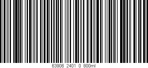 Código de barras (EAN, GTIN, SKU, ISBN): '63906_2401_0_800ml'