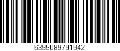 Código de barras (EAN, GTIN, SKU, ISBN): '6399089791942'