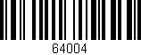 Código de barras (EAN, GTIN, SKU, ISBN): '64004'