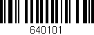 Código de barras (EAN, GTIN, SKU, ISBN): '640101'