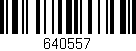 Código de barras (EAN, GTIN, SKU, ISBN): '640557'