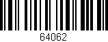 Código de barras (EAN, GTIN, SKU, ISBN): '64062'