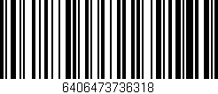 Código de barras (EAN, GTIN, SKU, ISBN): '6406473736318'