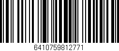 Código de barras (EAN, GTIN, SKU, ISBN): '6410759812771'