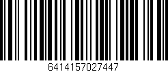 Código de barras (EAN, GTIN, SKU, ISBN): '6414157027447'