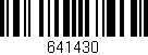 Código de barras (EAN, GTIN, SKU, ISBN): '641430'