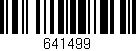 Código de barras (EAN, GTIN, SKU, ISBN): '641499'