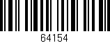 Código de barras (EAN, GTIN, SKU, ISBN): '64154'