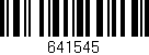 Código de barras (EAN, GTIN, SKU, ISBN): '641545'
