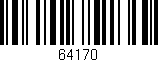 Código de barras (EAN, GTIN, SKU, ISBN): '64170'