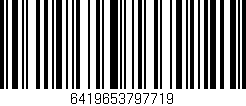 Código de barras (EAN, GTIN, SKU, ISBN): '6419653797719'