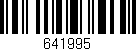 Código de barras (EAN, GTIN, SKU, ISBN): '641995'