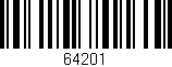 Código de barras (EAN, GTIN, SKU, ISBN): '64201'