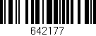 Código de barras (EAN, GTIN, SKU, ISBN): '642177'