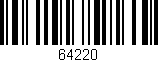 Código de barras (EAN, GTIN, SKU, ISBN): '64220'