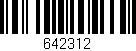 Código de barras (EAN, GTIN, SKU, ISBN): '642312'