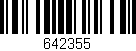 Código de barras (EAN, GTIN, SKU, ISBN): '642355'