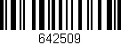 Código de barras (EAN, GTIN, SKU, ISBN): '642509'