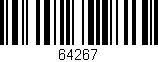 Código de barras (EAN, GTIN, SKU, ISBN): '64267'