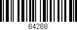 Código de barras (EAN, GTIN, SKU, ISBN): '64268'