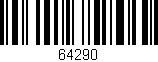 Código de barras (EAN, GTIN, SKU, ISBN): '64290'
