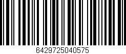 Código de barras (EAN, GTIN, SKU, ISBN): '6429725040575'