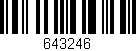 Código de barras (EAN, GTIN, SKU, ISBN): '643246'