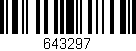 Código de barras (EAN, GTIN, SKU, ISBN): '643297'