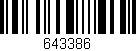 Código de barras (EAN, GTIN, SKU, ISBN): '643386'