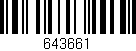 Código de barras (EAN, GTIN, SKU, ISBN): '643661'