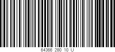 Código de barras (EAN, GTIN, SKU, ISBN): '64366_280_10_U'