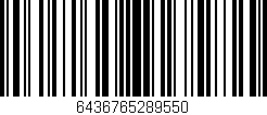 Código de barras (EAN, GTIN, SKU, ISBN): '6436765289550'