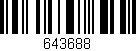 Código de barras (EAN, GTIN, SKU, ISBN): '643688'
