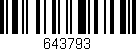 Código de barras (EAN, GTIN, SKU, ISBN): '643793'