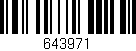 Código de barras (EAN, GTIN, SKU, ISBN): '643971'