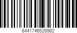 Código de barras (EAN, GTIN, SKU, ISBN): '6441746526982'