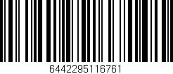 Código de barras (EAN, GTIN, SKU, ISBN): '6442295116761'