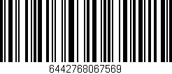 Código de barras (EAN, GTIN, SKU, ISBN): '6442768067569'