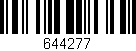 Código de barras (EAN, GTIN, SKU, ISBN): '644277'