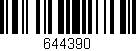 Código de barras (EAN, GTIN, SKU, ISBN): '644390'
