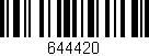 Código de barras (EAN, GTIN, SKU, ISBN): '644420'