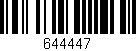 Código de barras (EAN, GTIN, SKU, ISBN): '644447'